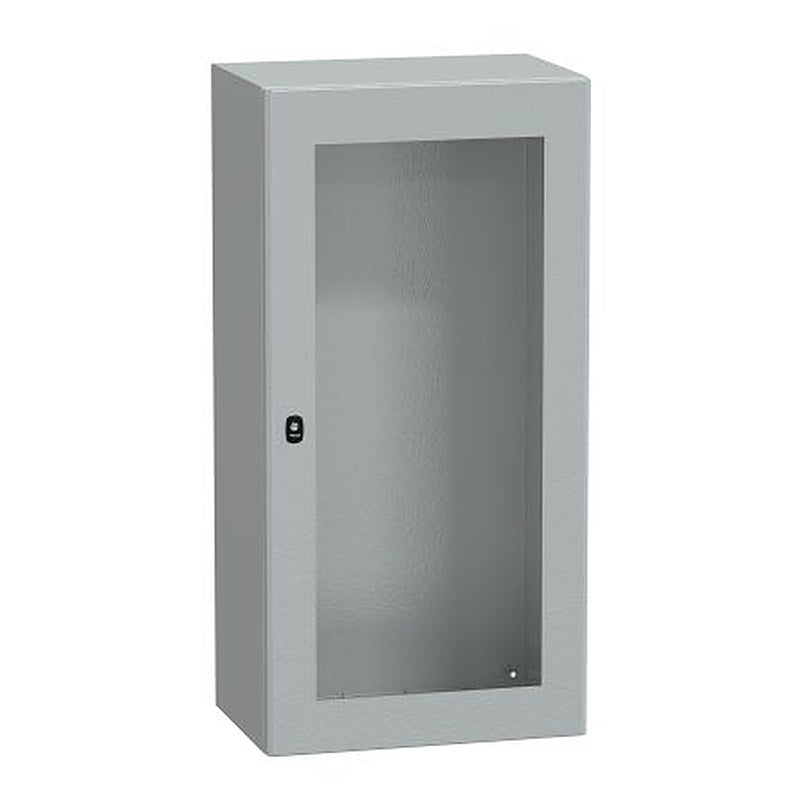 Schneider Electric Spacial Series Steel Enclosure, IP66 Transparent Door, 1200 mm x 600 mm x 400 mm