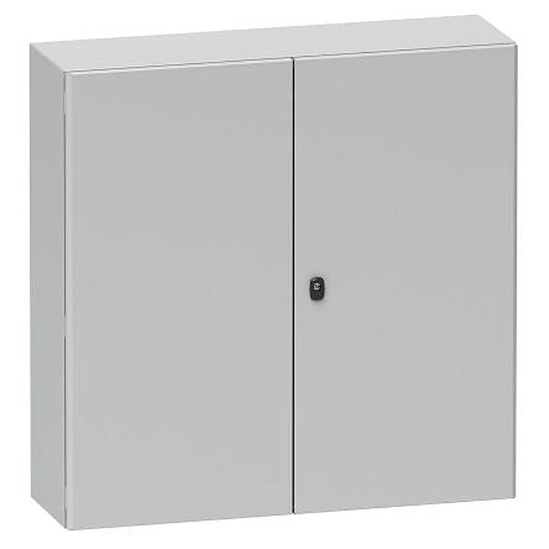Schneider Electric PanelSeT S3D Series Steel Enclosure, IP66, 1000 mm x 1000 mm x 300 mm