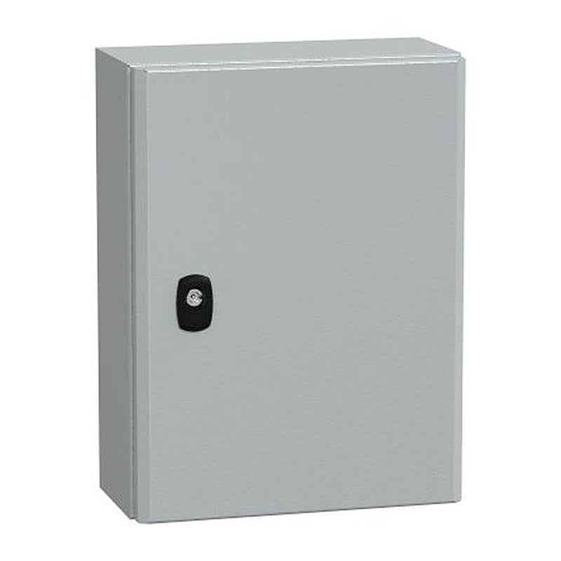 Schneider Electric PanelSeT S3D Series Steel Wall Box, IP66, 400 mm x 300 mm x 150 mm
