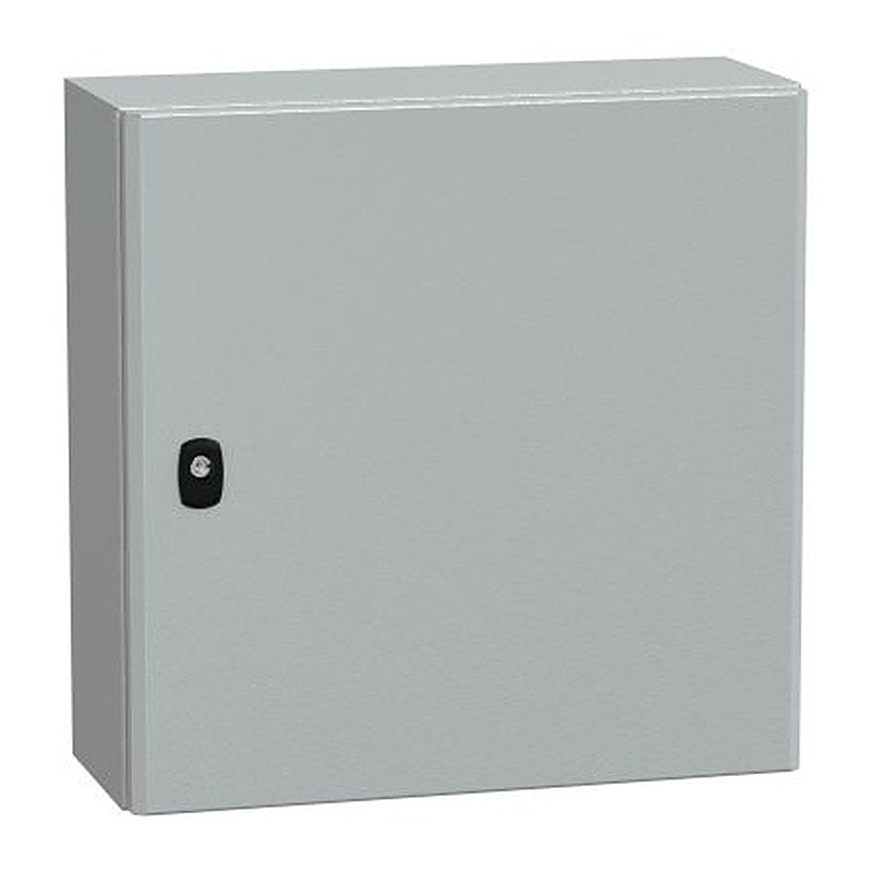 Schneider Electric PanelSet S3D Series Steel Wall Box, IP66, 500 mm x 500 mm x 200 mm
