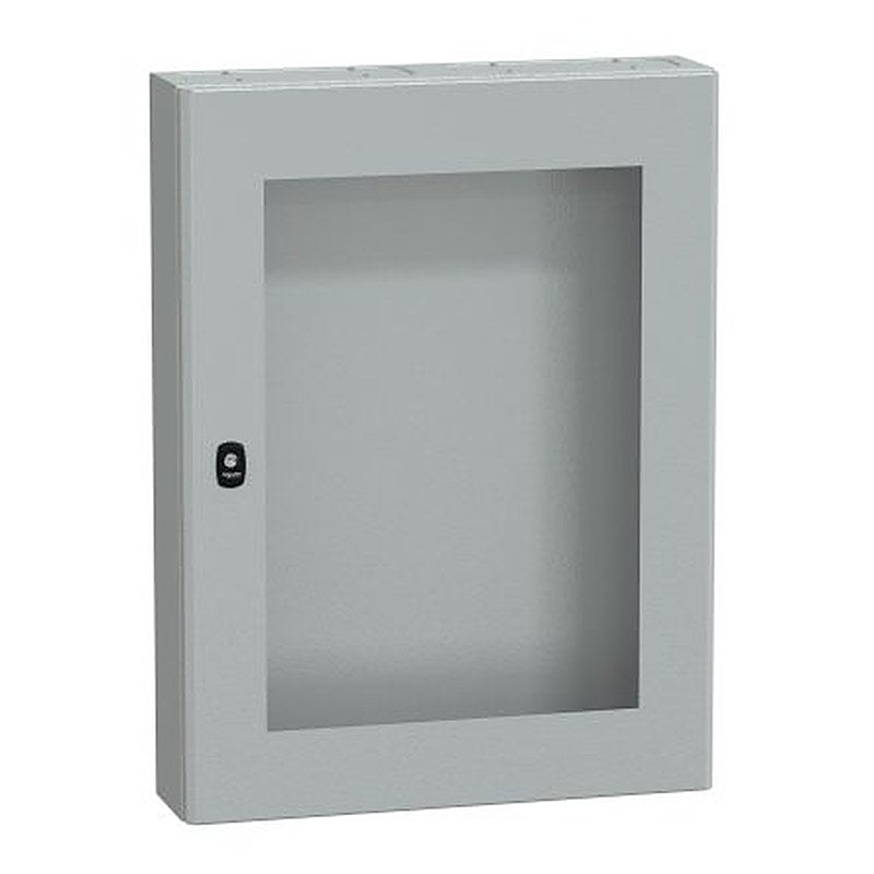 Schneider Electric PanelSeT S3DM/S3DB Series Steel Wall Box, IP66 Transparent Door, 800 mm x 600 mm x 150 mm