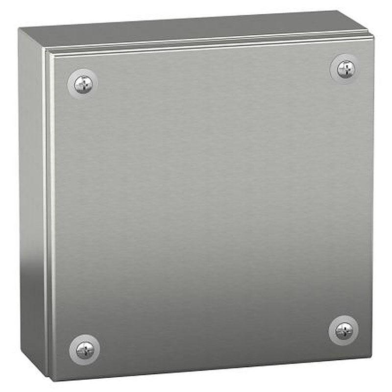 Schneider Electric PanelSeT SBX Series Stainless Steel Wall Box, IP66, 300 mm x 300 mm x 120 mm