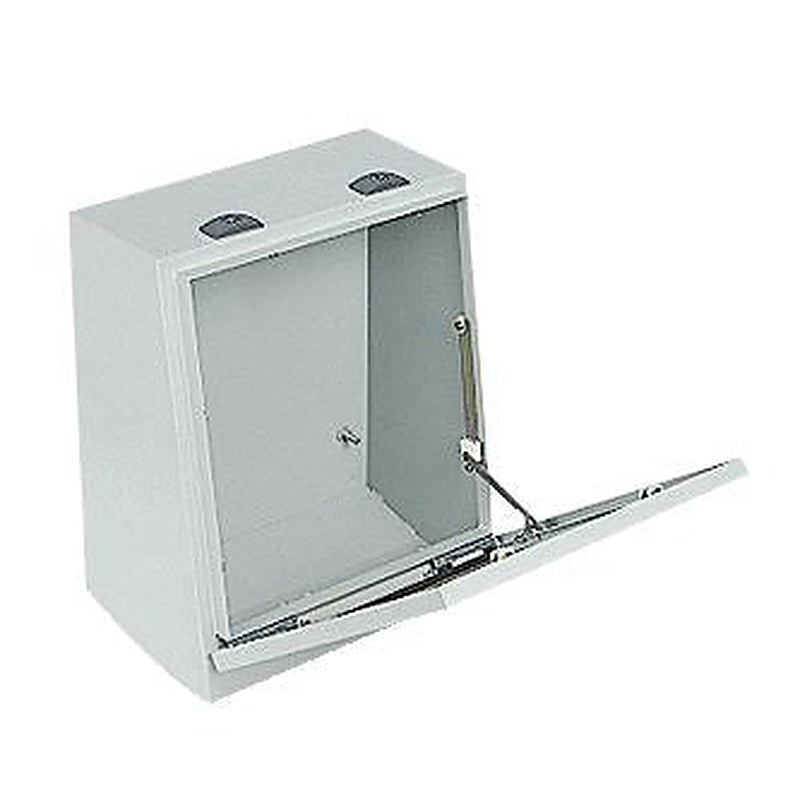 Schneider Electric PanelSeT Pupitre SD/SDF Series Grey Sheet Steel Enclosure, IP55, IK10 200 mm, 600 mm