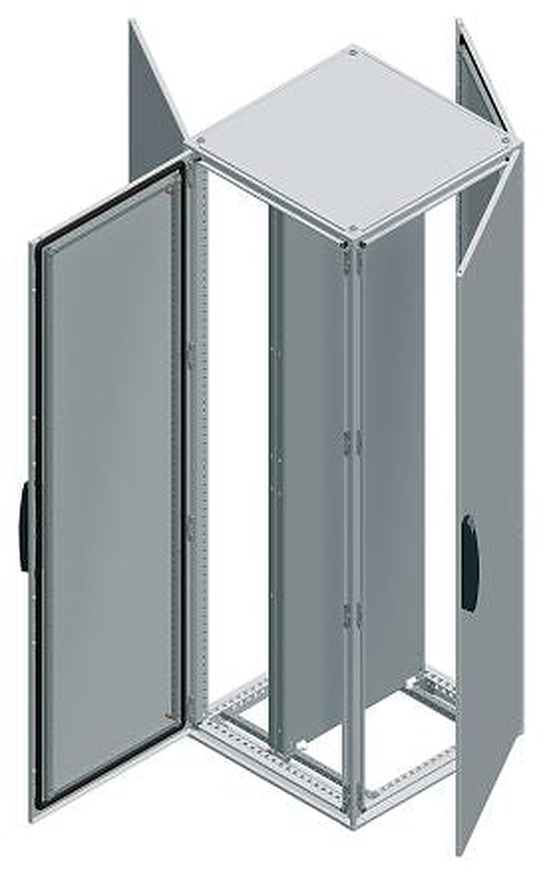 Schneider Electric NSYSF Series Grey Steel Enclosure, IP55, IK10 1200 mm, 400 mm, 800 mm