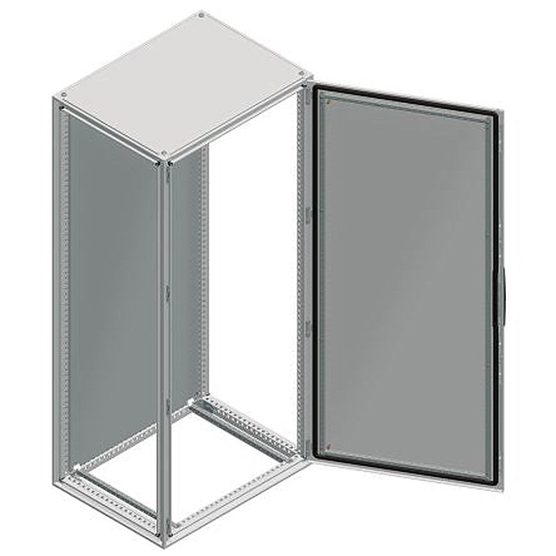 Schneider Electric NSY Series Grey Galvanised Steel Enclosure, IP55, IK10 Flanged 1400 mm, 400 mm, 600 mm