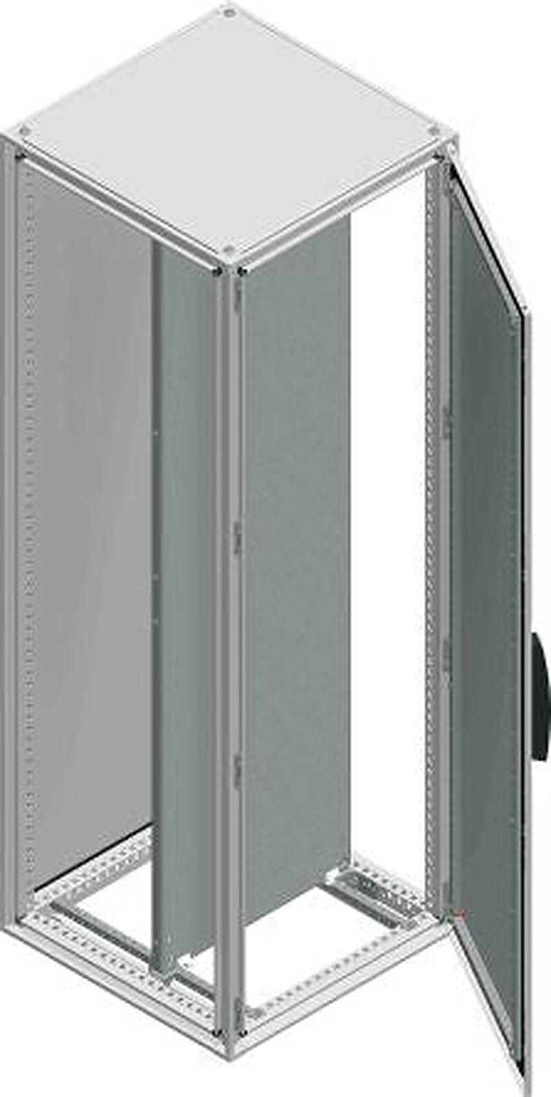 Schneider Electric Spacial SF Series Grey Galvanised Steel Enclosure, IP55, IK10 1400 mm, 400 mm, 800 mm