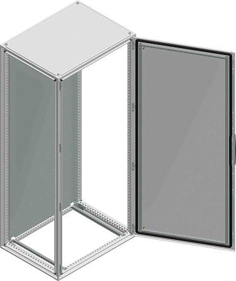 Schneider Electric Spacial SF Series Grey Galvanised Steel General Purpose Enclosure, IP55, IK10 1800 mm, 800 mm, 600 mm