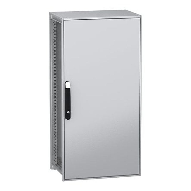 Schneider Electric PanelSeT SFN Series Galvanised Steel 1-Door Floor Standing Enclosure, Plain Door, IP55 400 mm, 600 mm