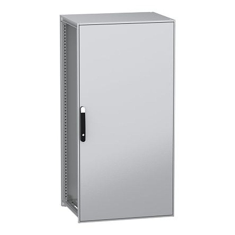 Schneider Electric PanelSeT SFN Series Galvanised Steel 1-Door Floor Standing Enclosure, Plain Door, IP55 600 mm, 800 mm