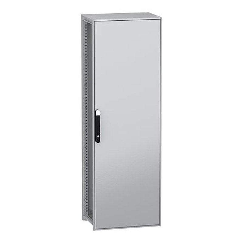 Schneider Electric PanelSeT SFN Series Galvanised Steel 1-Door Floor Standing Enclosure, Plain Door, IP55 400 mm, 600 mm