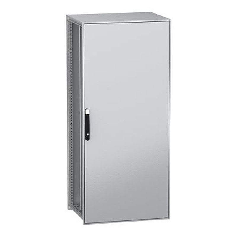 Schneider Electric PanelSeT SFN Series Galvanised Steel 1-Door Floor Standing Enclosure, Plain Door, IP55 600 mm, 800 mm