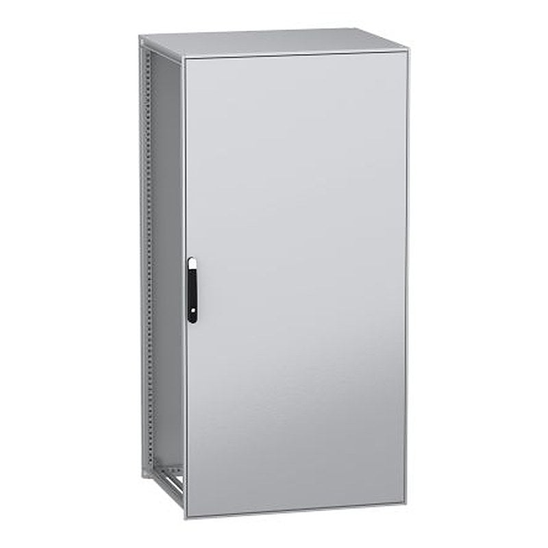 Schneider Electric PanelSeT SFN Series Galvanised Steel 1-Door Floor Standing Enclosure, Plain Door, IP55 800 mm, 1000
