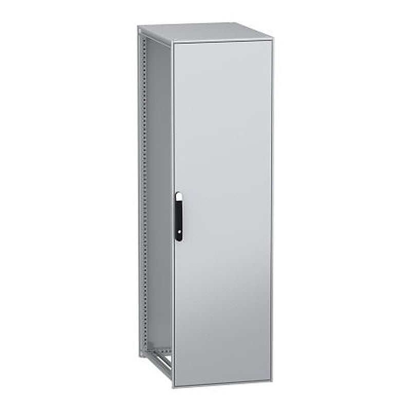 Schneider Electric PanelSeT SFN Series Galvanised Steel 1-Door Floor Standing Enclosure, Plain Door, IP55 800 mm, 600 mm