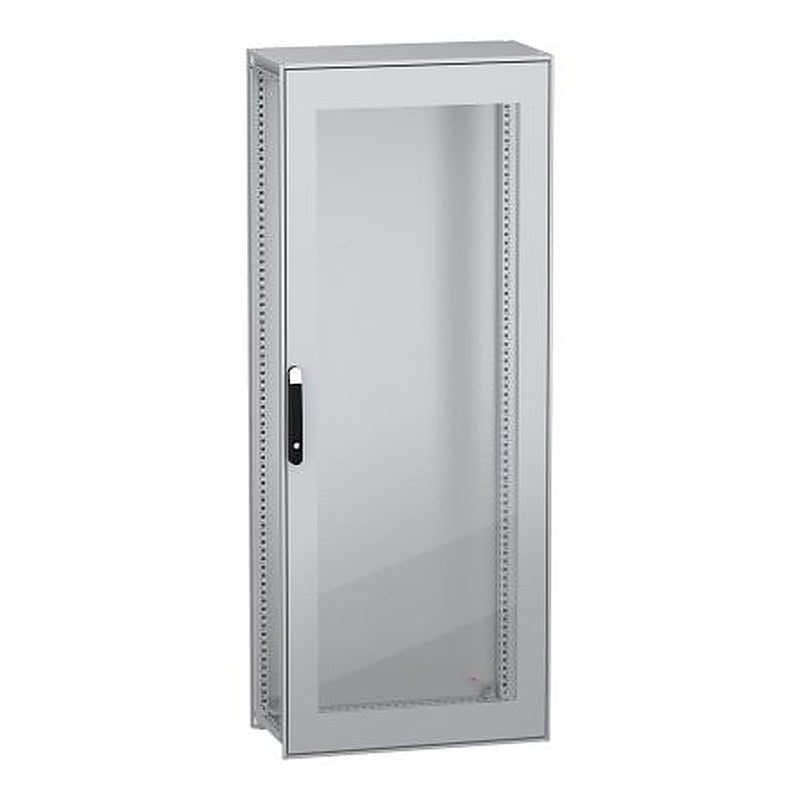 Schneider Electric PanelSeT SFN Series Galvanised Steel 1-Door Floor Standing Enclosure, Single Door Door, IP55 400 mm,