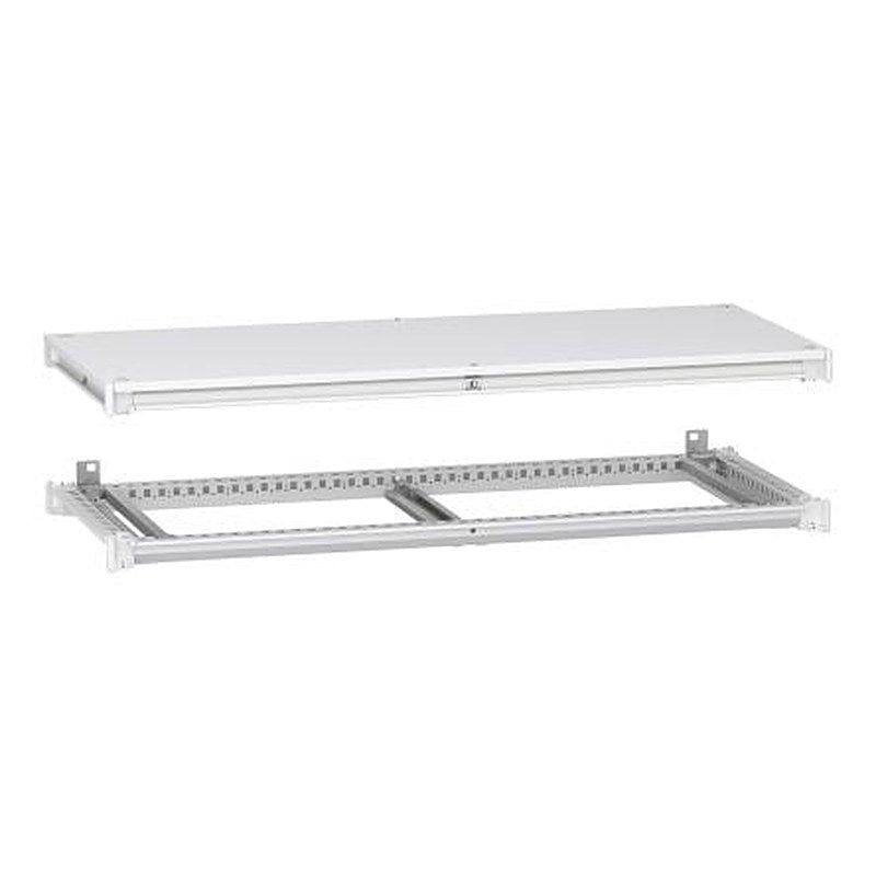Schneider Electric PrismaSeT HD Series RAL 9003 Steel Enclosure Chassis & Frames, 110 mm H, 1200mm W, 500 mm D, 1200 mm