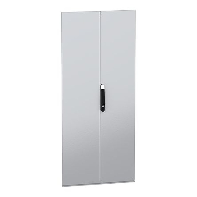 Schneider Electric PanelSeT SFN Kit Series Lockable Sheet Steel RAL 7035 Double Door, 1766 mm H, 769mm W, 26 mm D, 1766