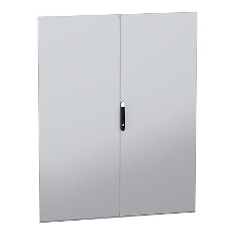 Schneider Electric PanelSeT SFN Kit Series Lockable Sheet Steel RAL 7035 Double Door, 1966 mm H, 1.569m W, 26 mm D, 1966