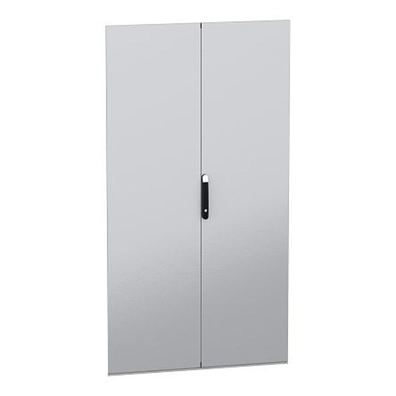 Schneider Electric PanelSeT SFN Kit Series Lockable Sheet Steel RAL 7035 Double Door, 2166 mm H, 1.169m W, 600 mm D,