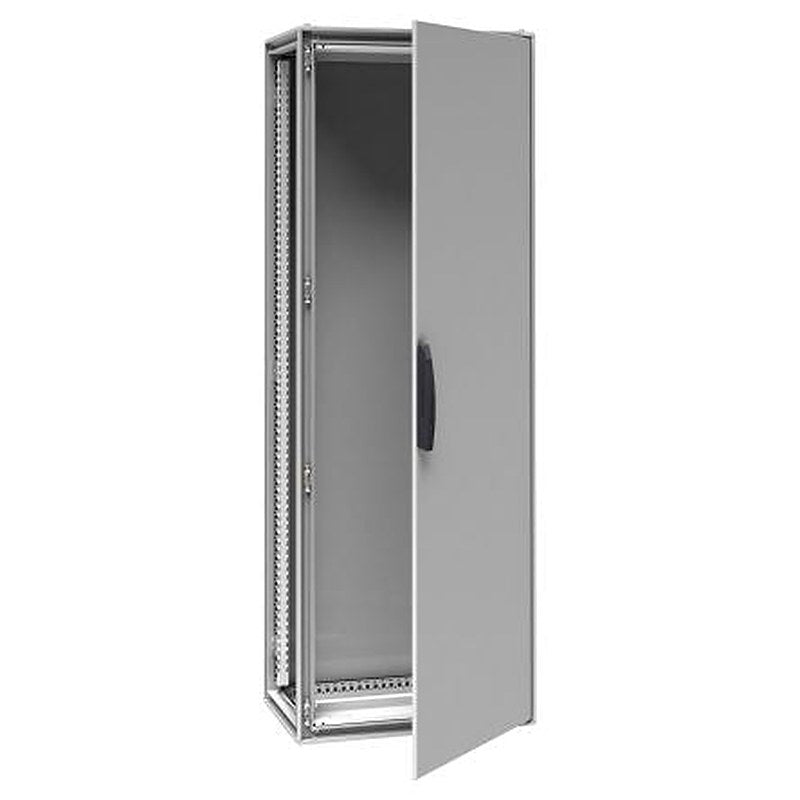 Schneider Electric PrismaSeT Series Galvanised Steel 1-Door Floor Standing Enclosure, Opaque Door, IP20 500 mm, 700 mm