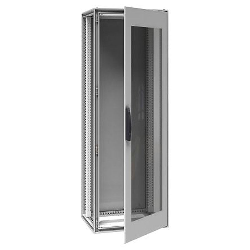 Schneider Electric PrismaSeT Series Galvanised Steel 1-Door Floor Standing Enclosure, IP55 600 mm, 700 mm 2000 mm