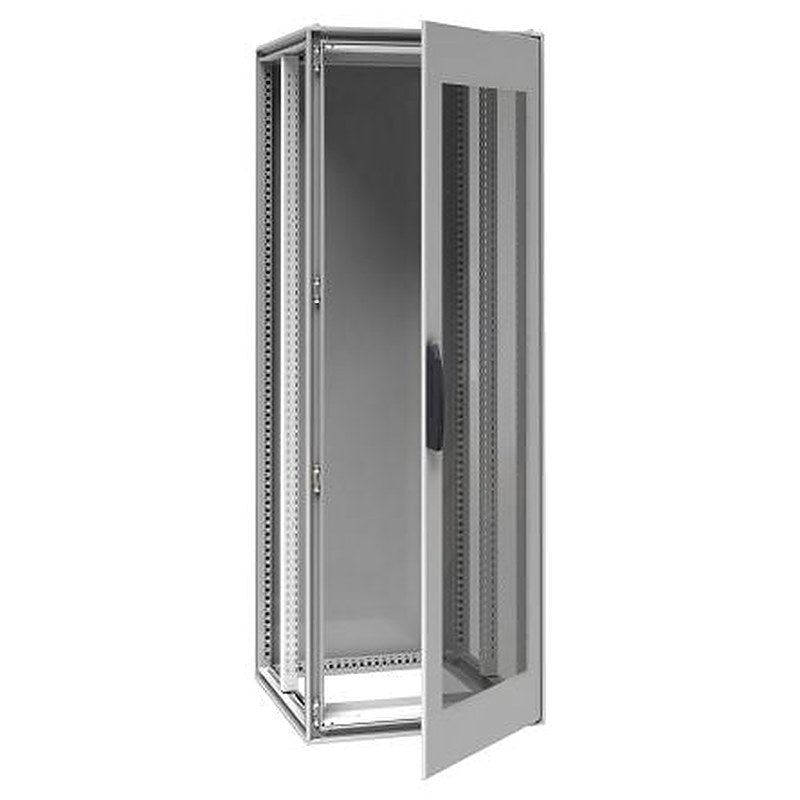Schneider Electric PrismaSeT Series Galvanised Steel 1-Door Floor Standing Enclosure, IP55 800 mm, 700 mm 2000 mm