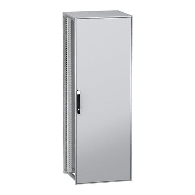Schneider Electric PrismaSeT HD Series Galvanised Steel 1-Door Floor Standing Enclosure, Opaque Door, IP55 600 mm, 700