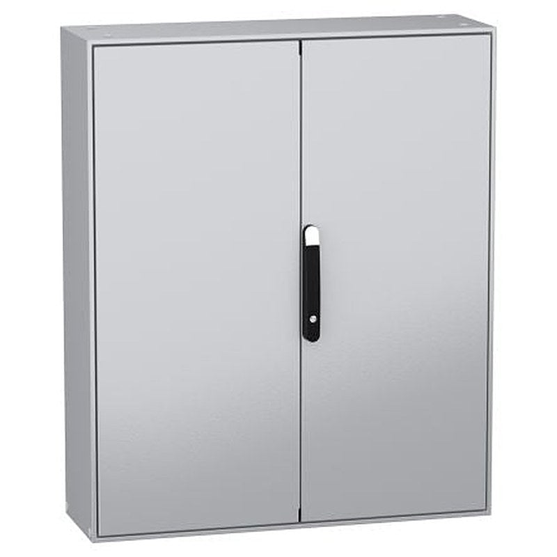 Schneider Electric PanelSeT SM Series Grey Steel Enclosure, IP55, IK10 1200 mm, 300 mm, 1000 mm