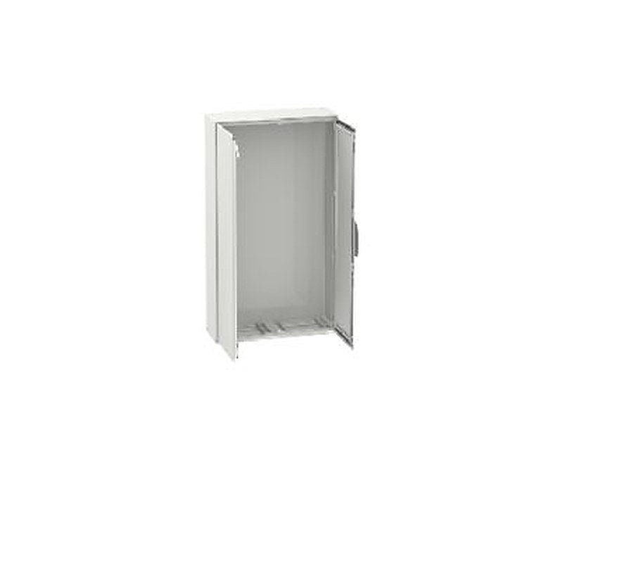 Schneider Electric PanelSeT SM Series Sheet Steel 2-Door Floor Standing Enclosure, Opaque Door, IP55