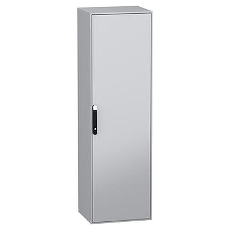 Schneider Electric NSY Series Sheet Steel 1-Door Floor Standing Enclosure, Plain Door, IP55 500 mm, 600 mm 2000 mm