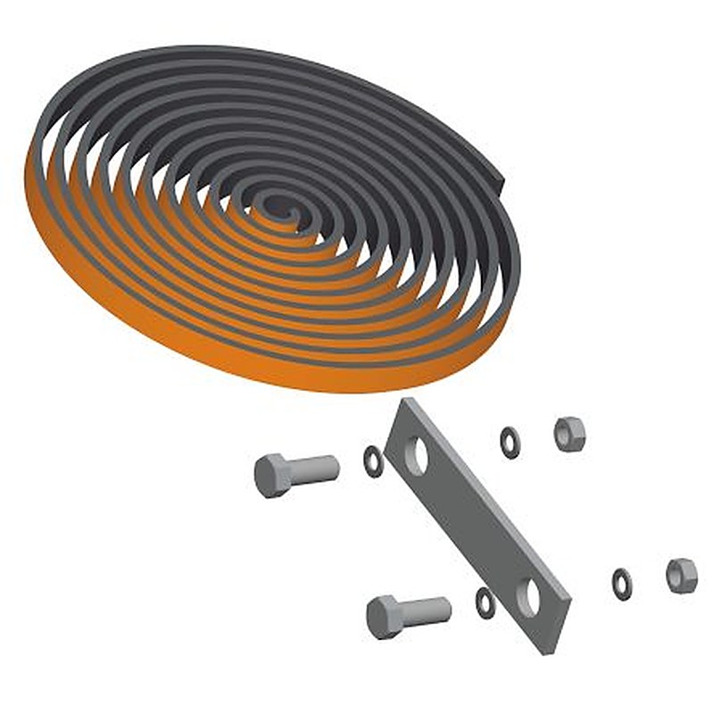 Schneider Electric PanelSeT Accessoires Series 9 x 11 Sealing Gasket: Ethylene Propylene Diene Monomer Coupling Kit for