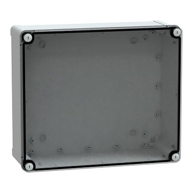 Schneider Electric PanelSeT Series Polycarbonate Wall Box, IP66 Transparent Door, 341 mm x 291 mm x 128 mm