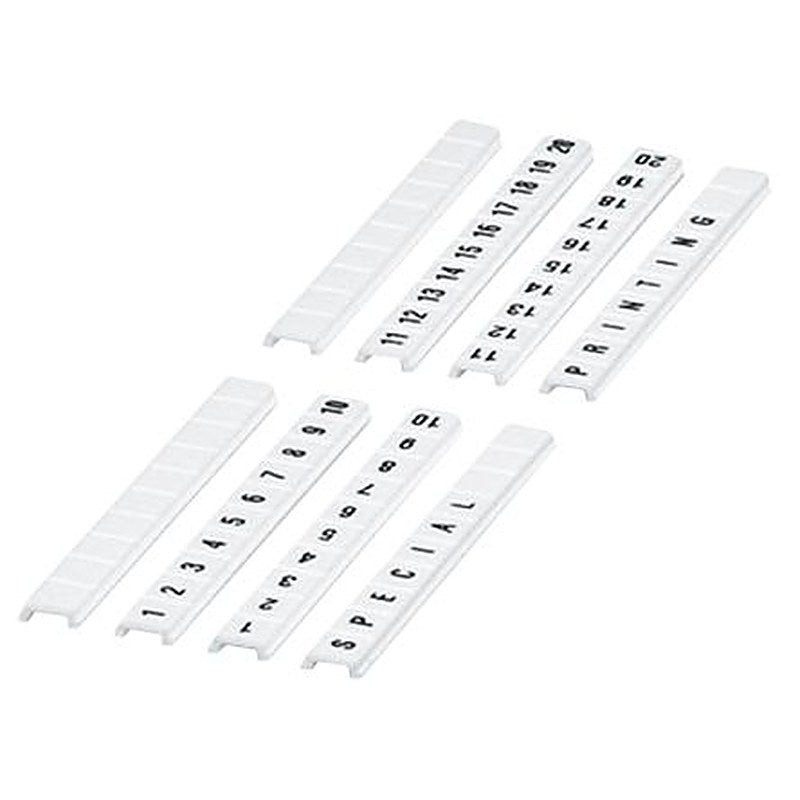 Schneider Electric Linergy TR Cable Marker, Black, Pre-printed "1/10" Black, NSYTRABF510