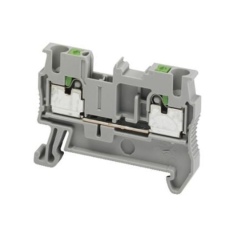 Schneider Electric NSYTRP22 326 Series DIN Rail Terminal Block Grey, 2.5mm², 1-Level, Push-in