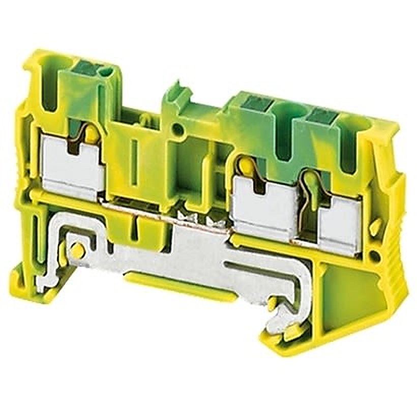 Schneider Electric NSYTRP Series Terminal Block, 3-Way, 2.5mm² Wire Push-in