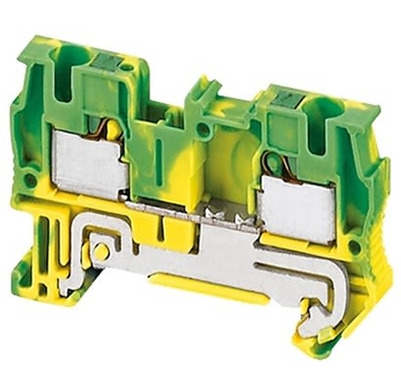 Schneider Electric NSYTRP Series Terminal Block, 2-Way, 4mm² Wire Push-in