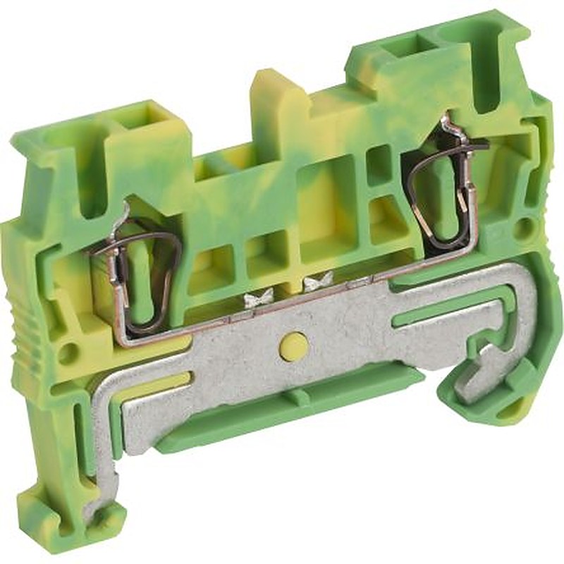 Schneider Electric 2-Way DIN Rail Earth Terminal Block, 2.5mm², Spring Terminal, Polyamide 66 Housing, ATEX
