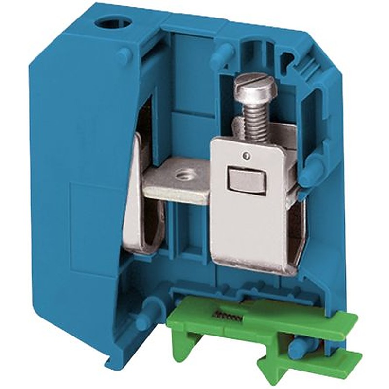 Schneider Electric NSYTRV502BL Linergy Series Terminal Block Blue, 50mm², 1-Level, Screw, CSA