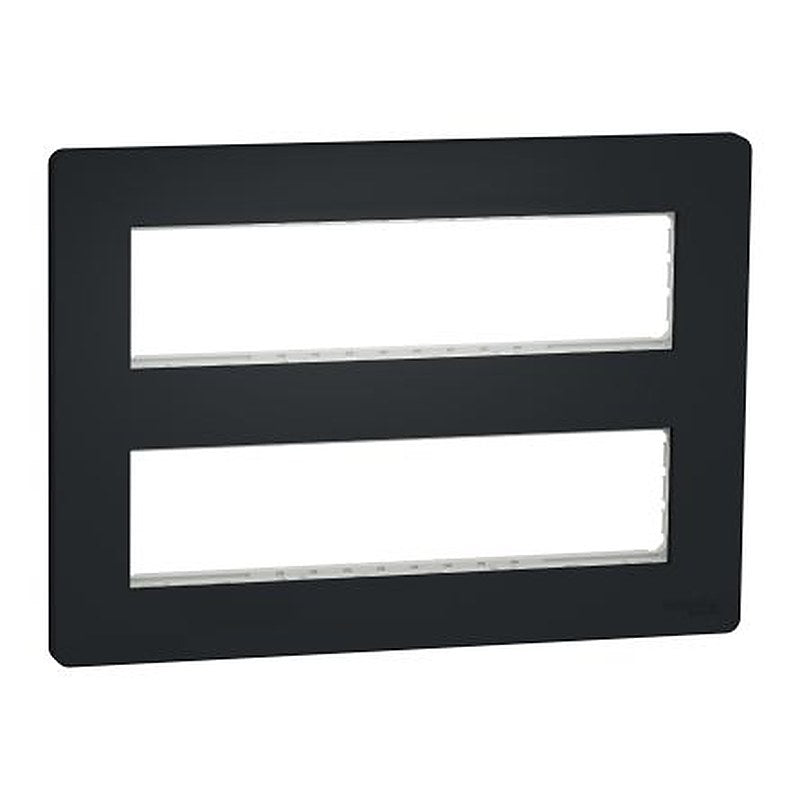 Schneider Electric Anthracite, 2 Gang, Unica