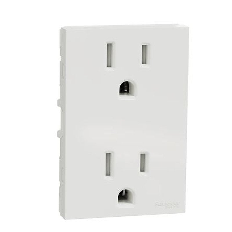 Schneider Electric, Unica IP20 White Socket, 2P+PE, Rated At 15A, 250V