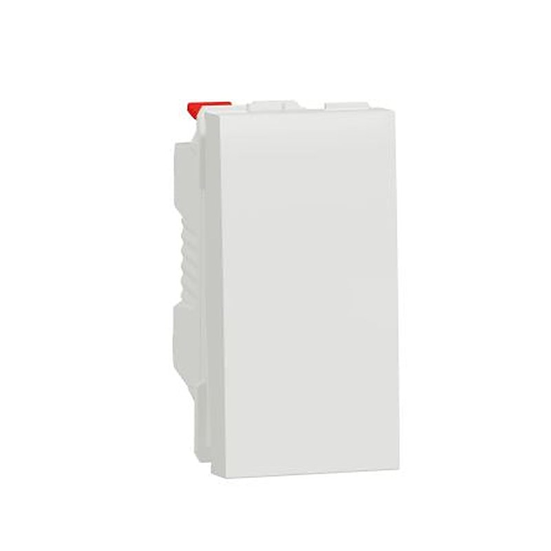 Schneider Electric White, 1 Way Push Button, NU3