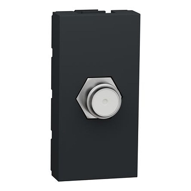 Schneider Electric F Anthracite Female Socket