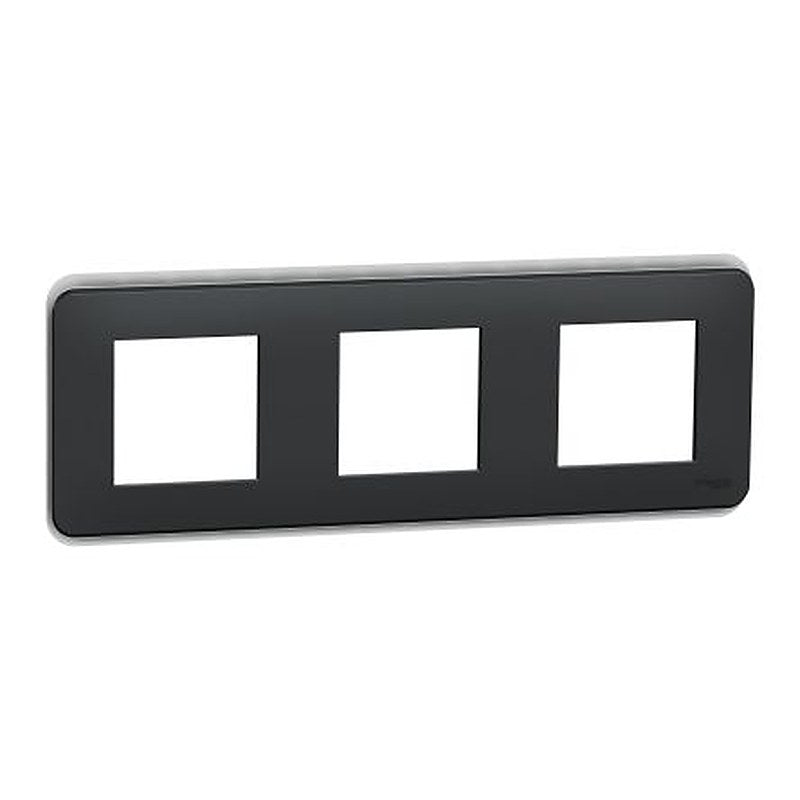 Schneider Electric Anthracite, 3 Gang, Unica Pro