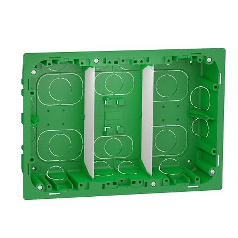 Schneider Electric Green ABS Unica Control Station Enclosure - 4 Hole