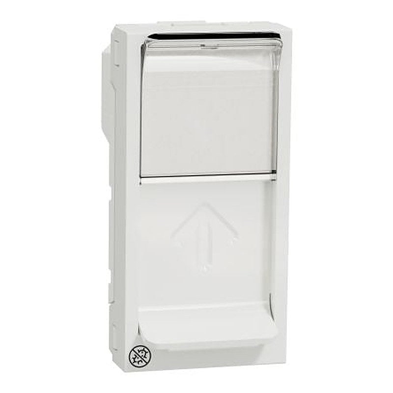 Schneider Electric Unica Series RJ45 Socket Female, Flush Rectangular 1 Port