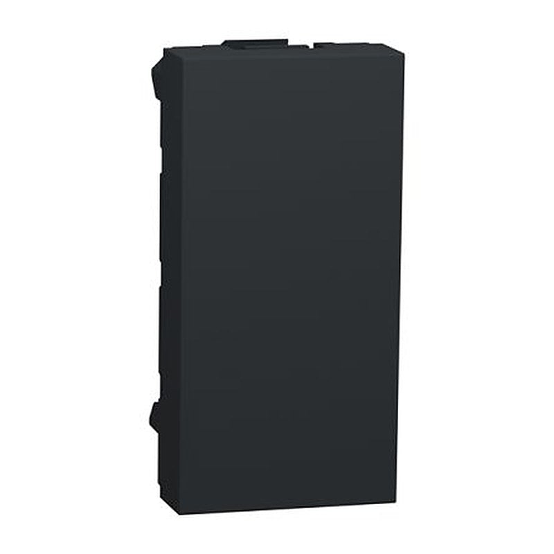 Schneider Electric Thermoplastic Matt Cover Plate Cover Plate, 17mm W, 22.5 mm L for Use with Cover Frames