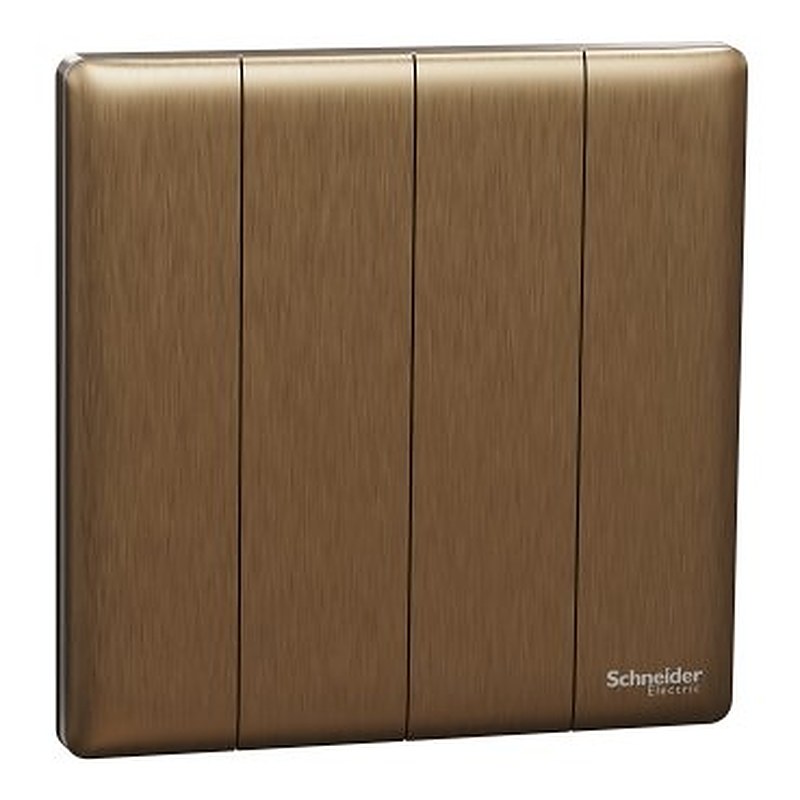 Switch, Unica X, 1 way, 16AX, 250V, 4 gangs, dark bronze (Switch Unica X) is a Schneider Electric product. Designed for reliable performance and long service life. Available across Iraq — contact us for pricing and delivery options.