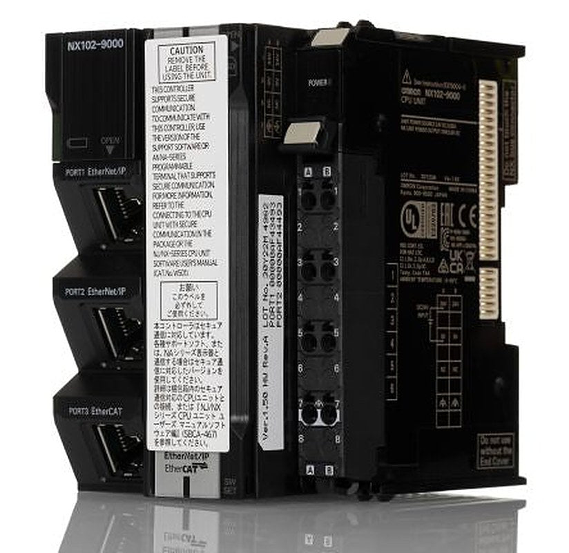 Omron NX102 Series PLC CPU, 4-Input, Servo Drive Input