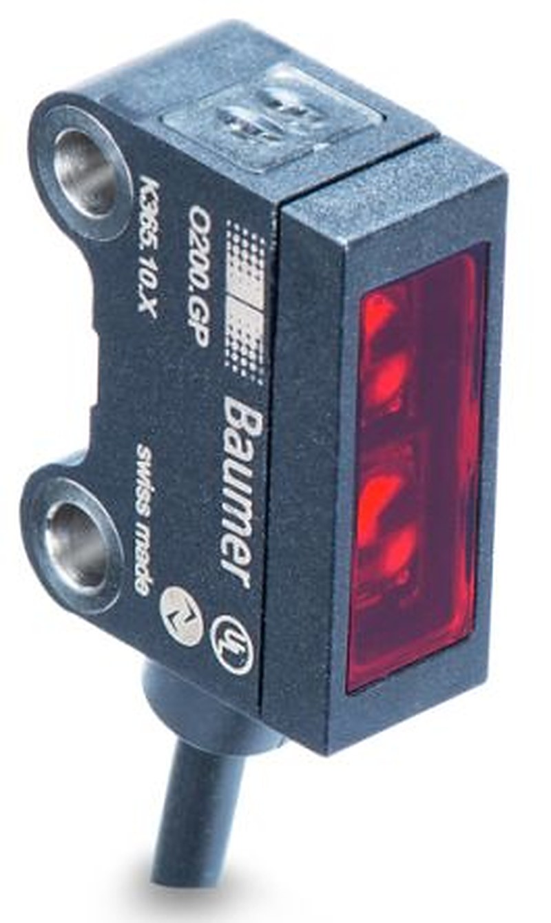 Baumer Background Suppression Photoelectric Sensor, Block Sensor