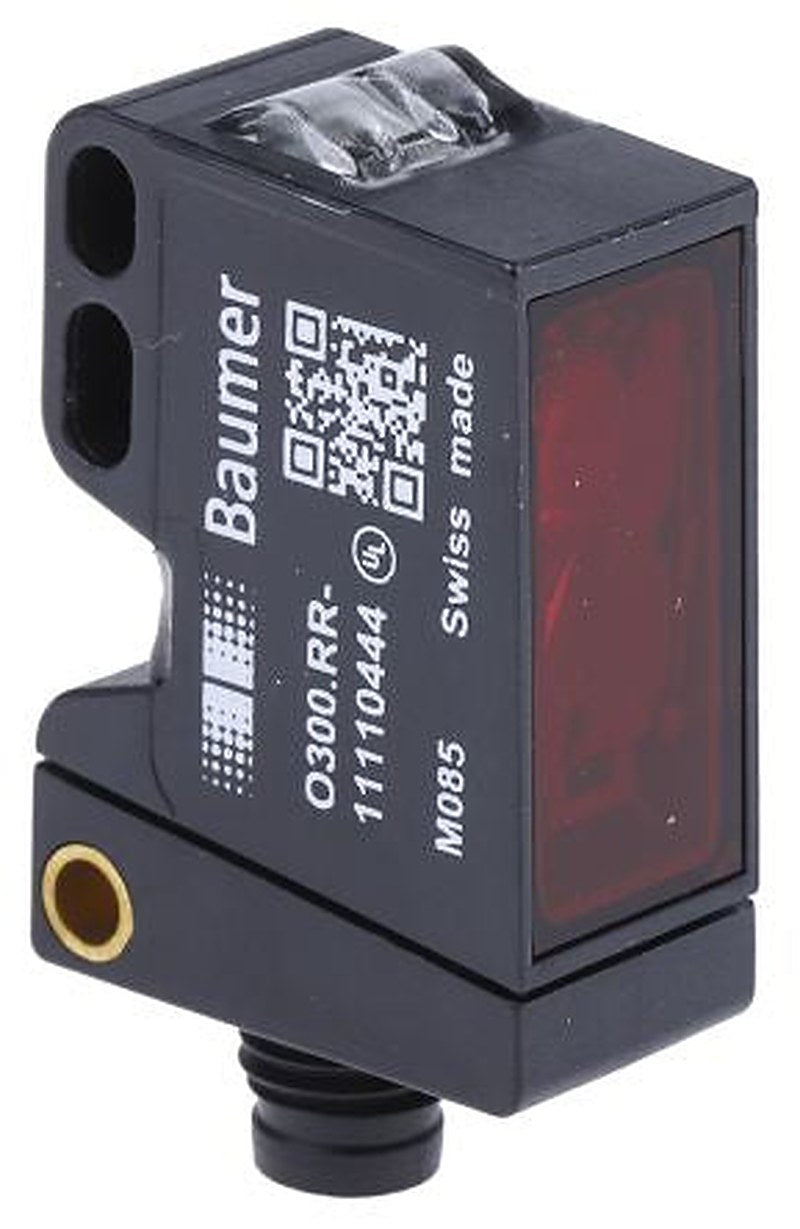 Baumer Retroreflective Photoelectric Sensor, Block Sensor