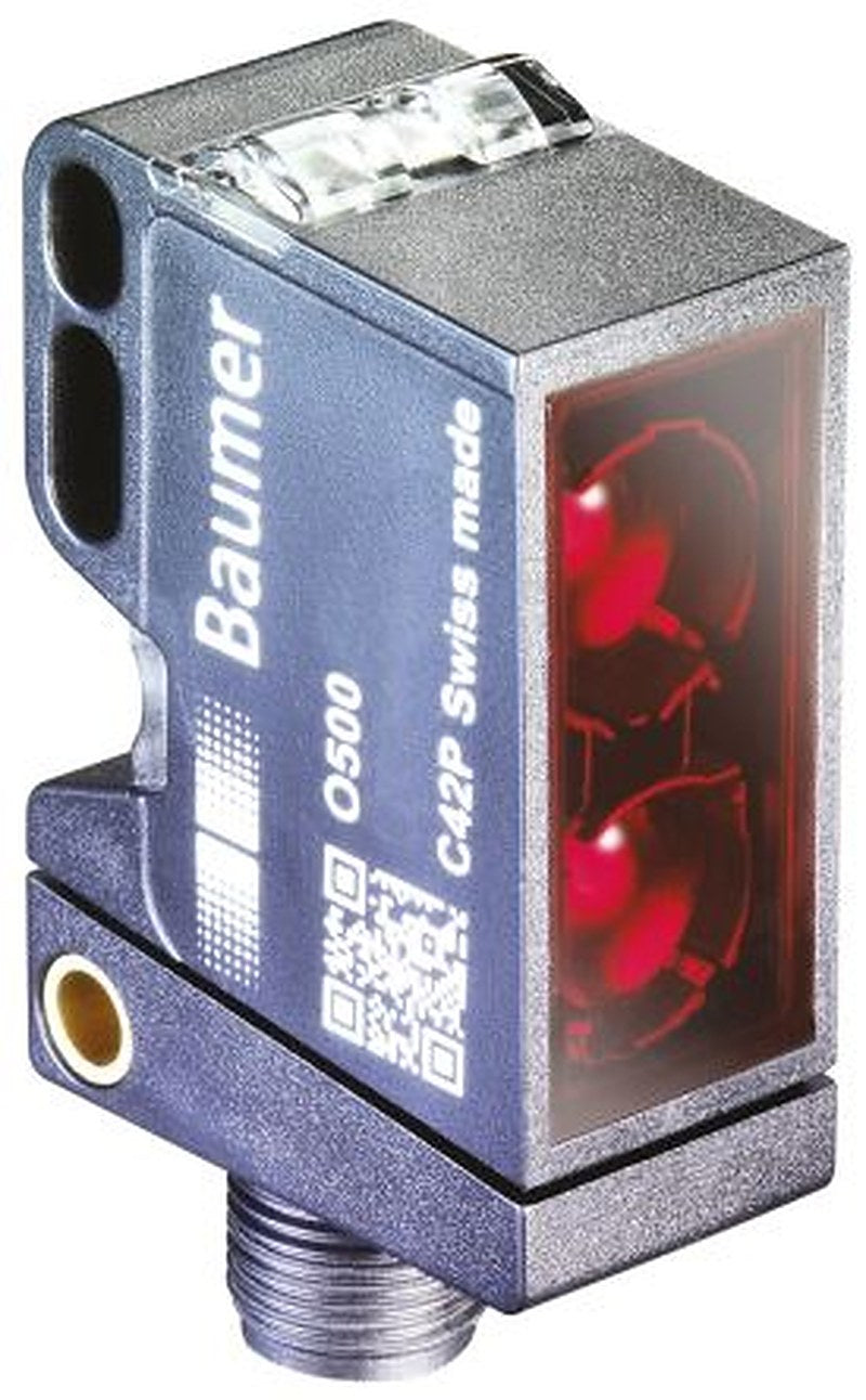 Baumer Retroreflective Photoelectric Sensor, Block Sensor